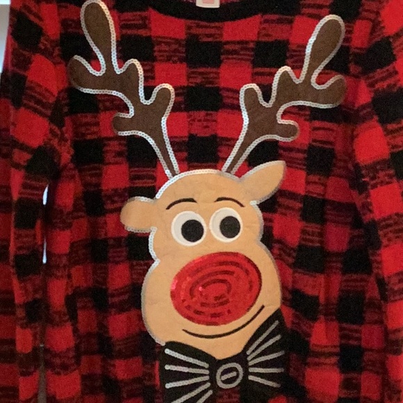 Holiday Time Christmas Sweater, Size 12-14, like new condition. - Picture 5 of 7